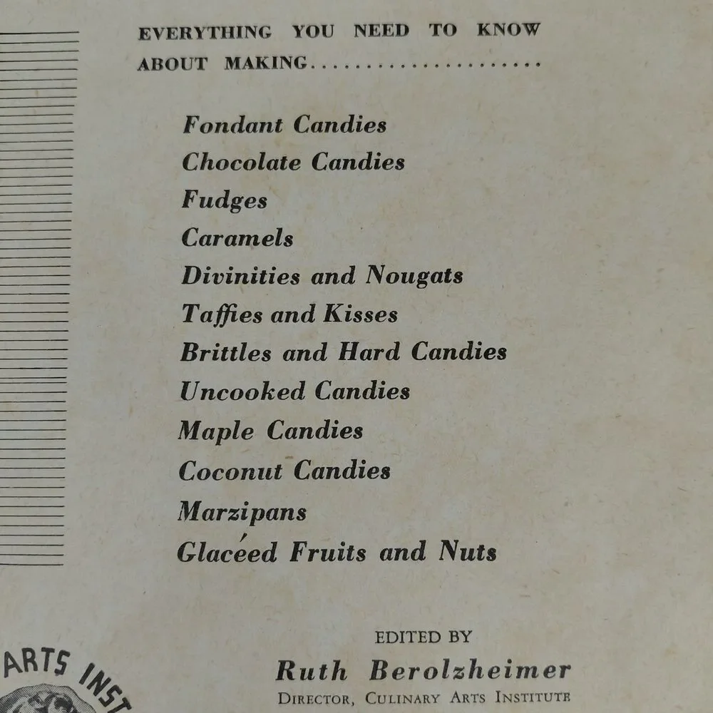 1950 Culinary Arts Inst. 250 Ways to Make Candy/Sandwiches & Pillsbury Cookbooks